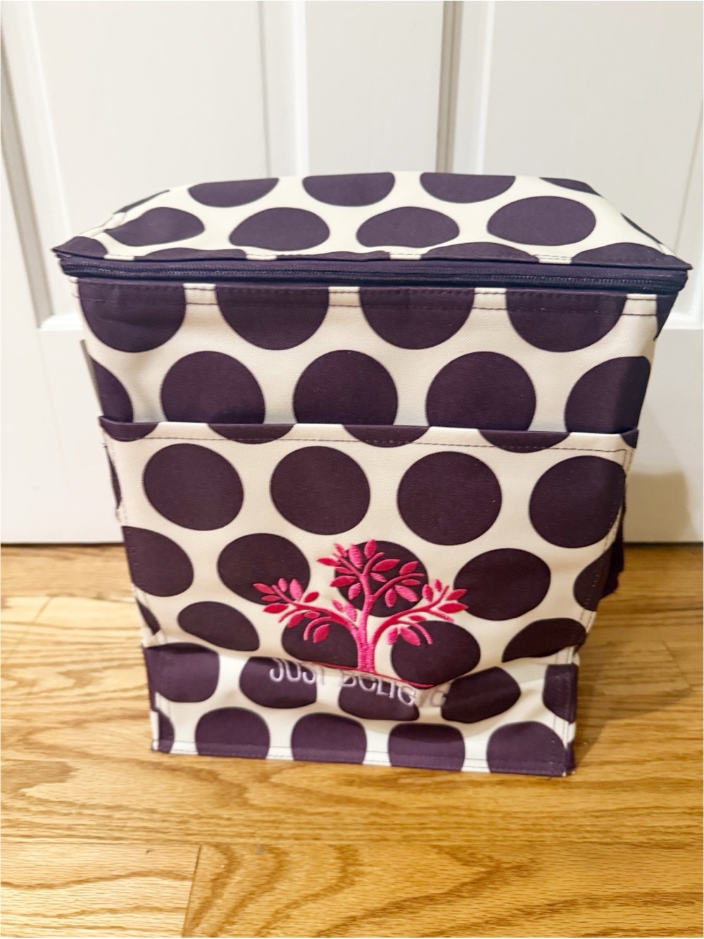 Thirty-One Gifts Polka Dot Thermal Tote Insulated